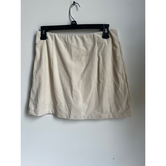 HALARA Dresses & Skirts - Halara Corduroy Mini‎ Skirt Women's A-Line Lined Casual Fashion Sz M NWT